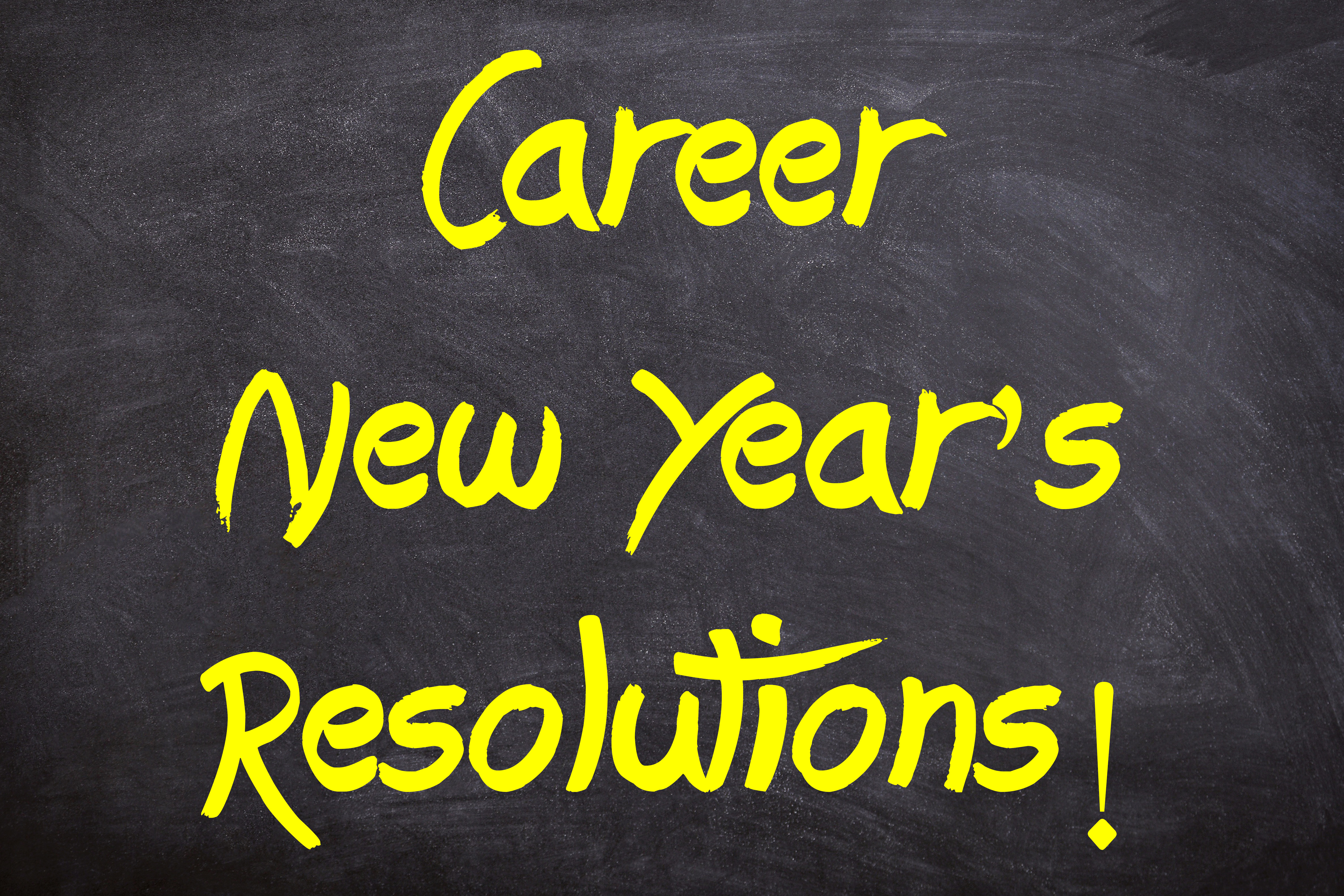 Career New Year's Resolutions